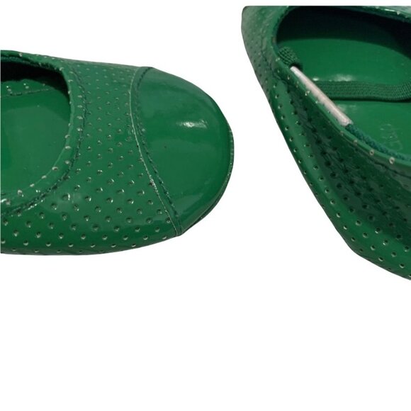 Kelly Green Baby Gap Spring Soft Sole Flats 6-12 Months - Picture 4 of 6